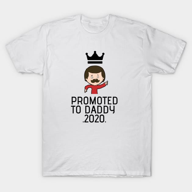 PROMOTED TO daddy 2020 T-Shirt by befine01